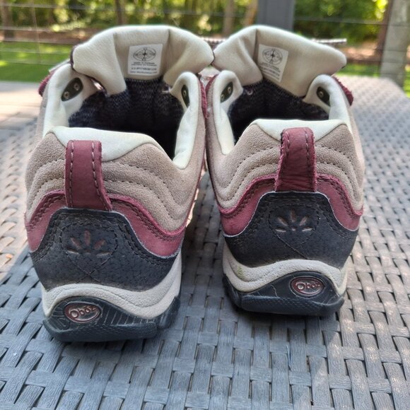 Oboz sapphire low B-Dry waterproof trail walking hiking shoes leather womens US - Picture 4 of 11